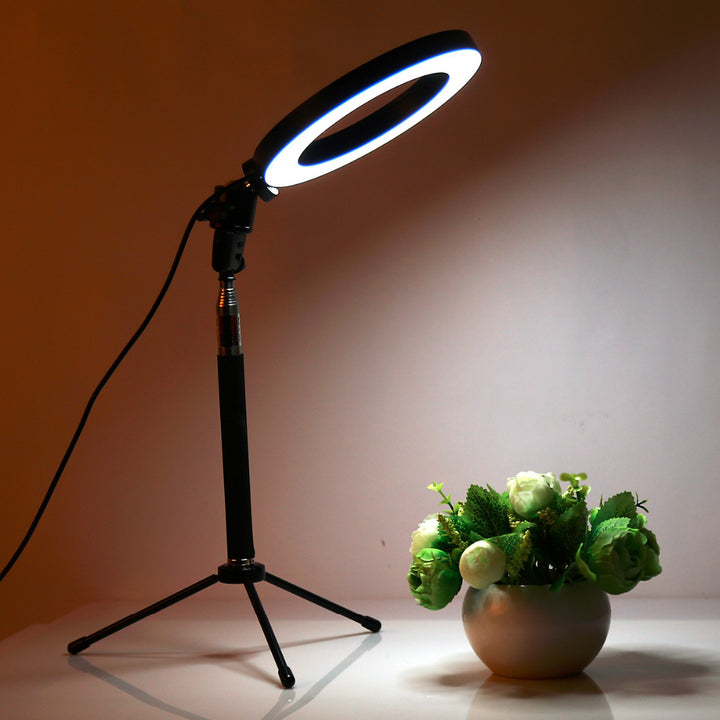 Lifting LED Ring Light Tripod