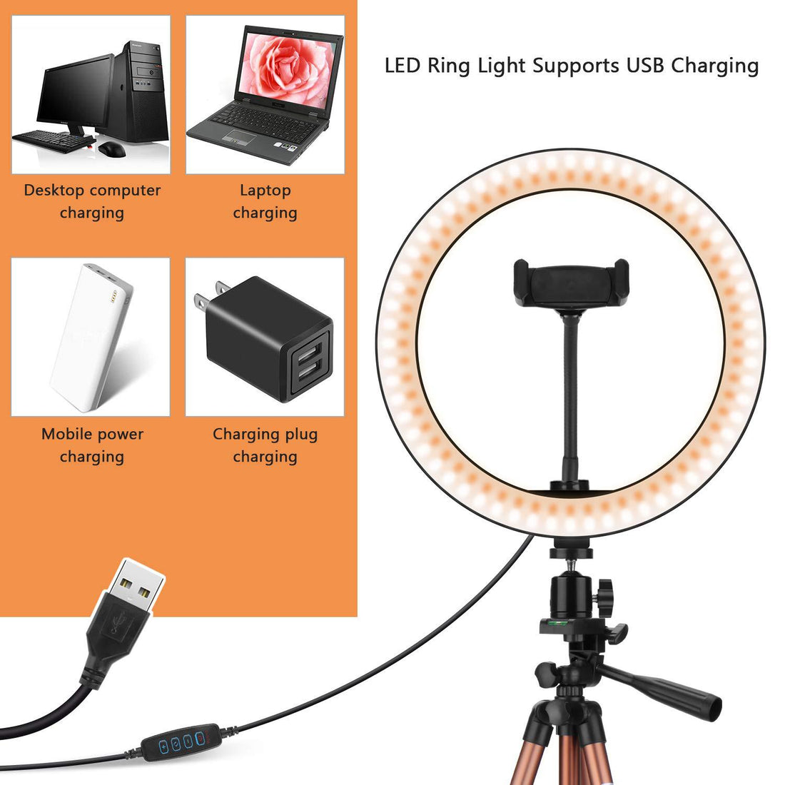 Compatible with Apple Ring Light Tripod