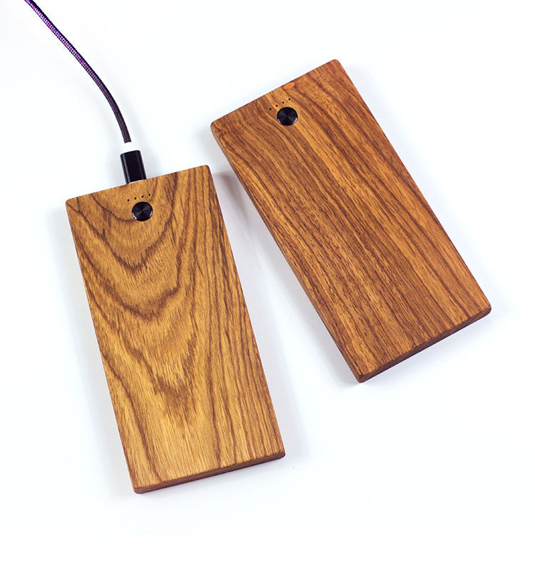 Wooden Handicraft Phone Fast Charge Power Bank