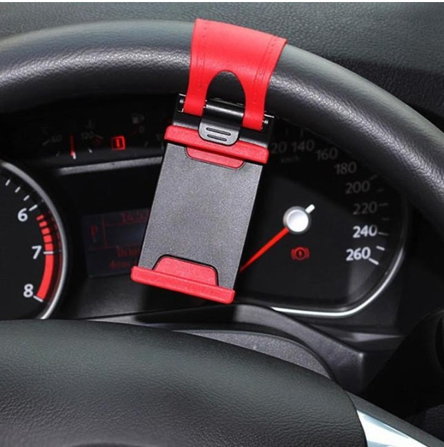 Car Steering Wheel Phone Mount Holder