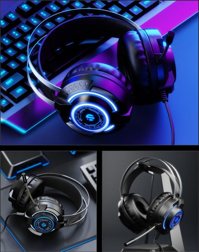 Colorful Gaming Headset With Microphone