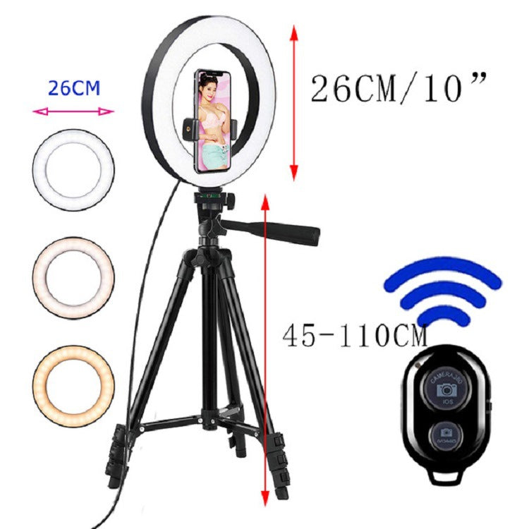 LED Selfie Photography Ring Light With Tripod