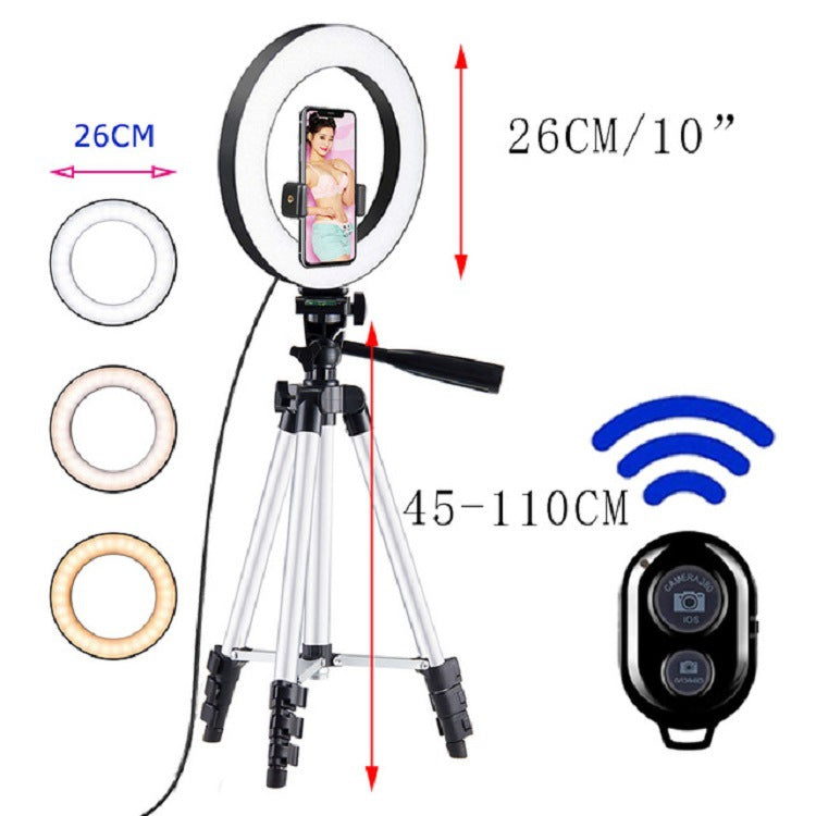 LED Selfie Photography Ring Light With Tripod