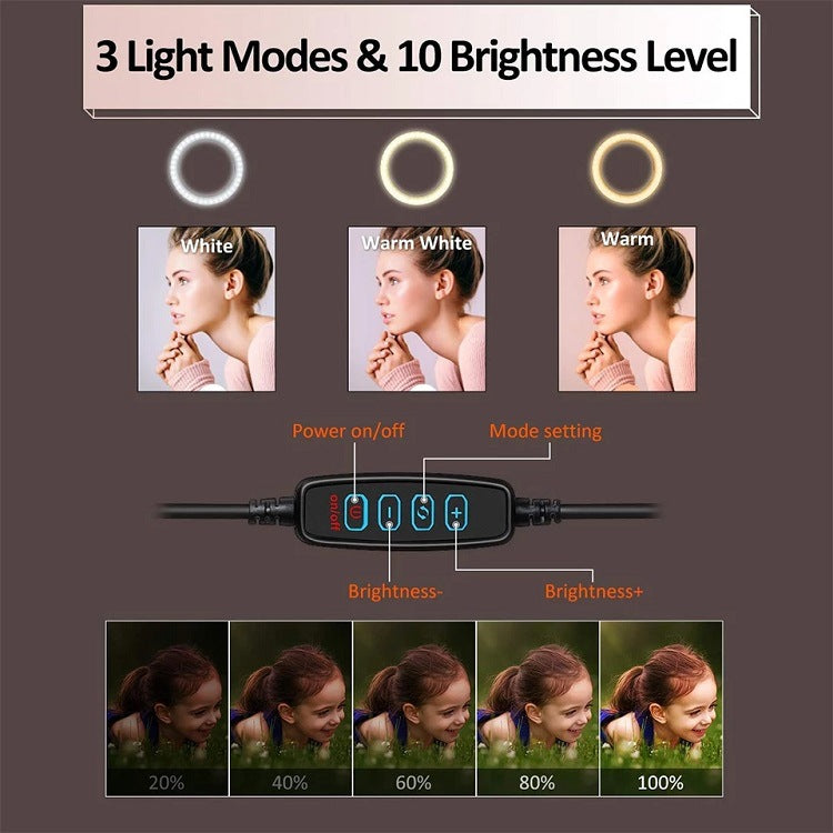 LED Selfie Photography Ring Light With Tripod