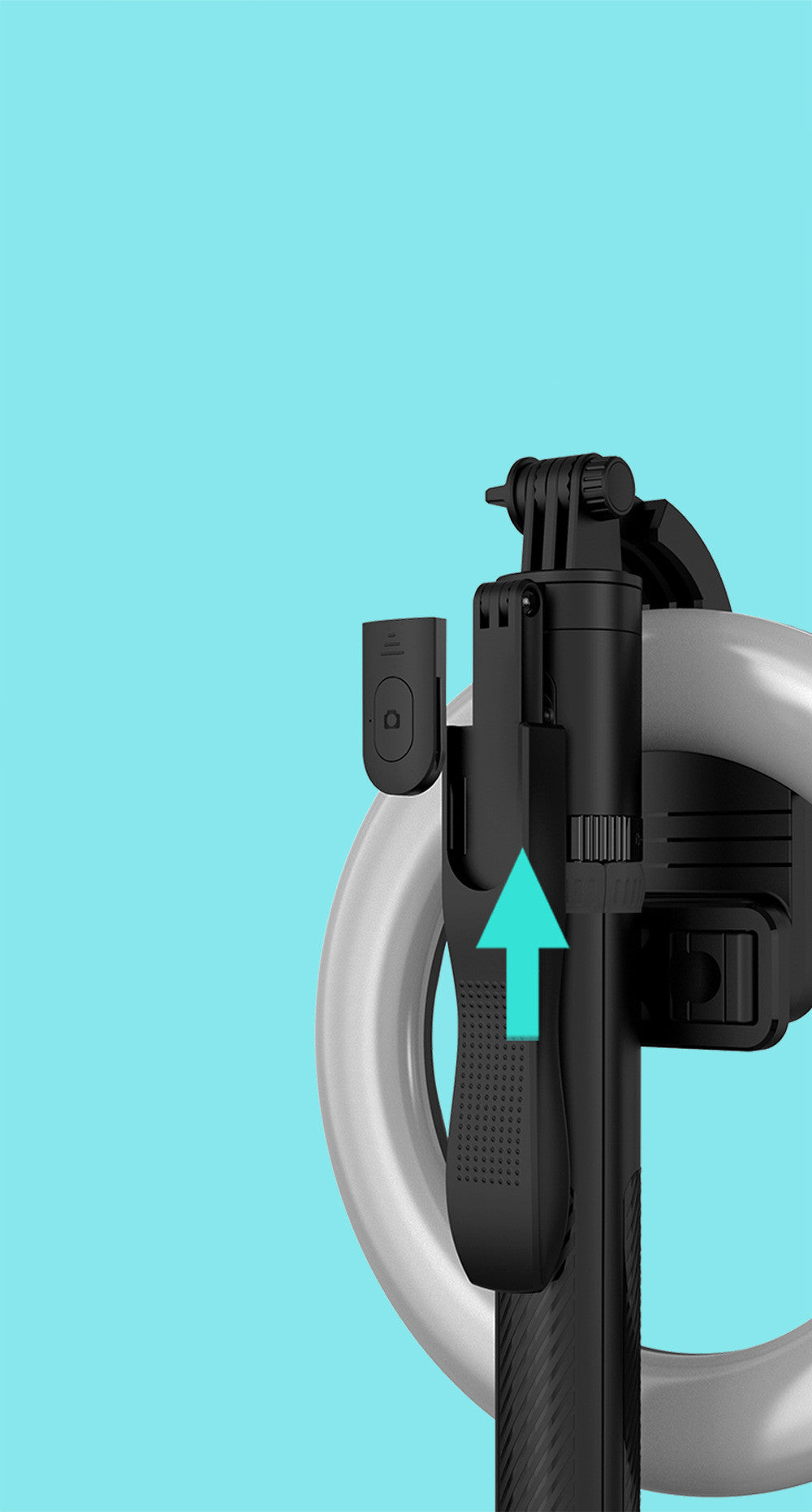 Integrated Headlight Selfie Ring Light