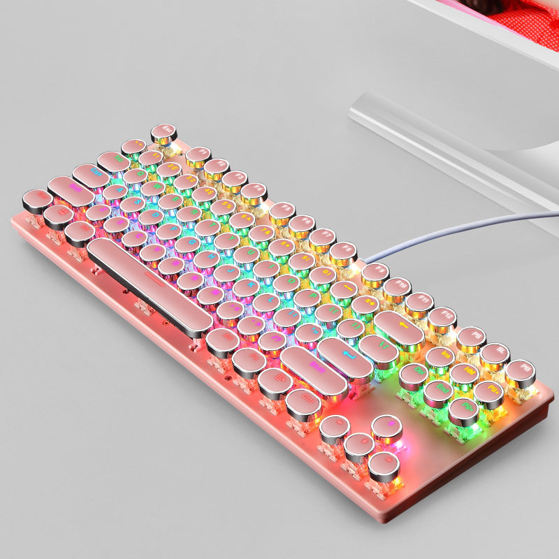 Wired Electroplating Mechanical Gaming Keyboard