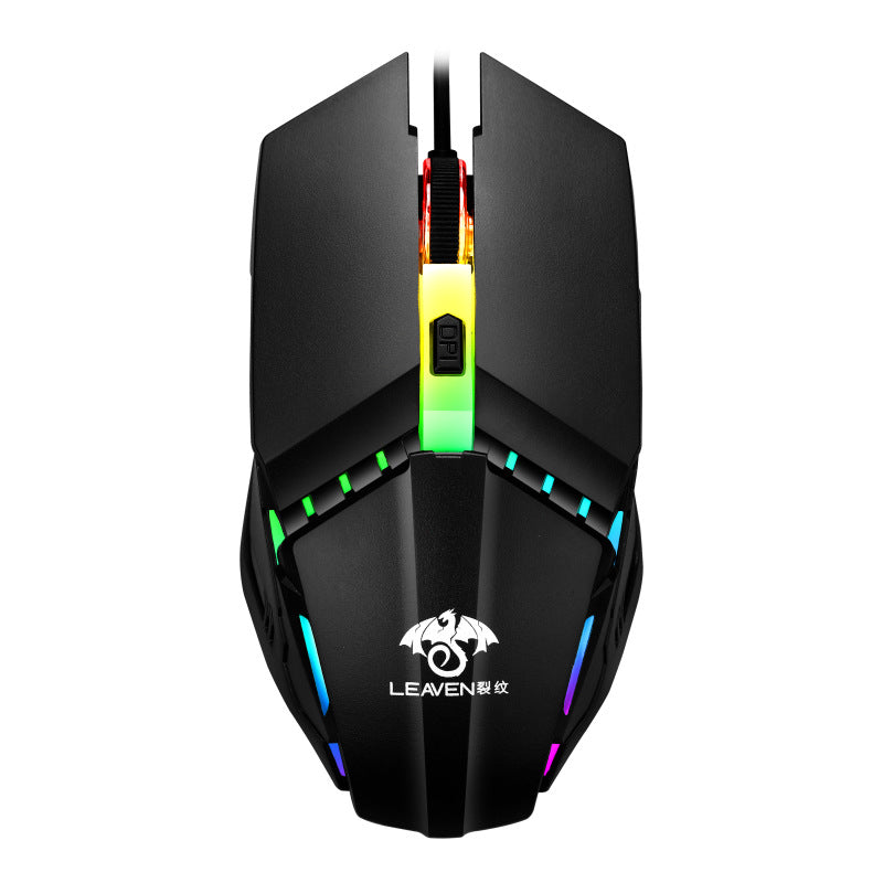 Wired Computer Luminous RGB Mechanical Mouse