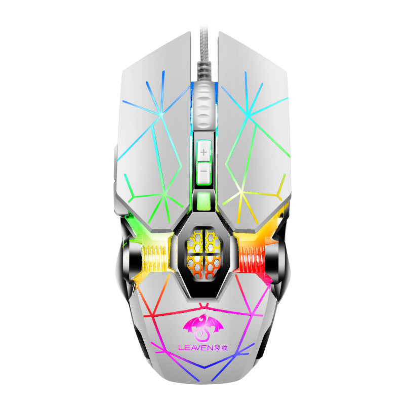 Wired Computer Luminous RGB Mechanical Mouse