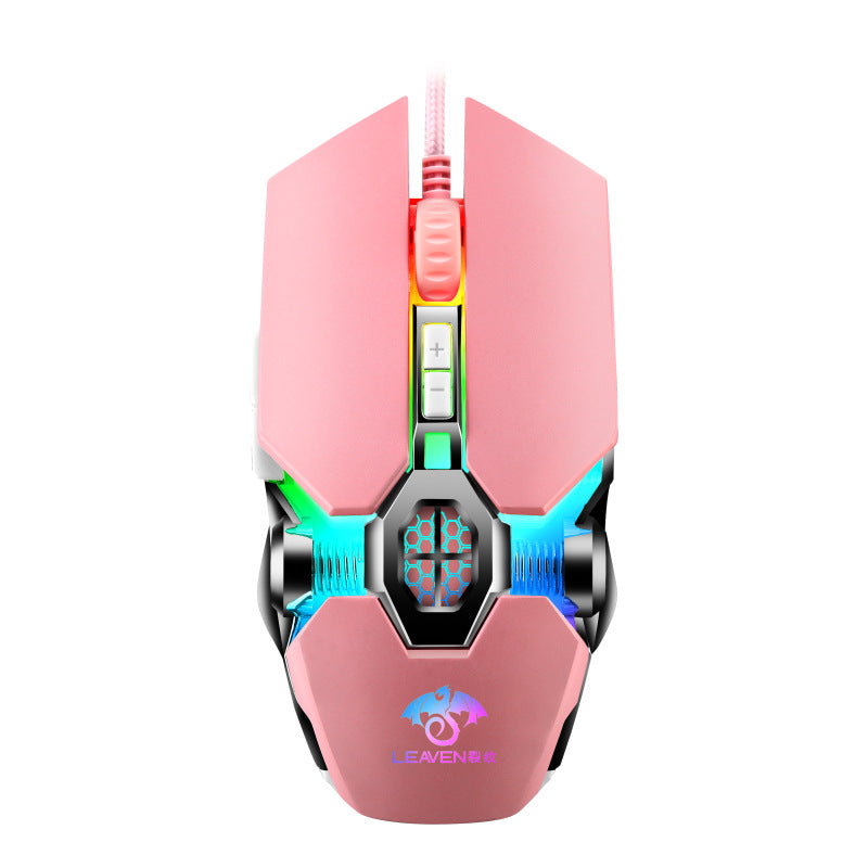 Wired Computer Luminous RGB Mechanical Mouse