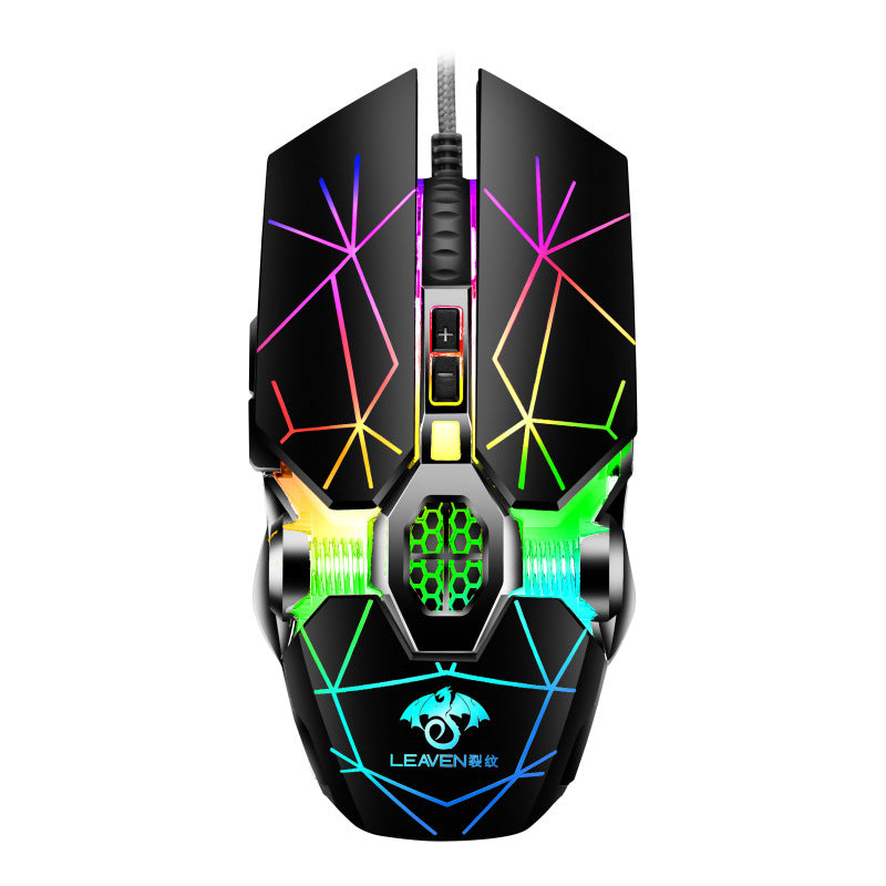 Wired Computer Luminous RGB Mechanical Mouse