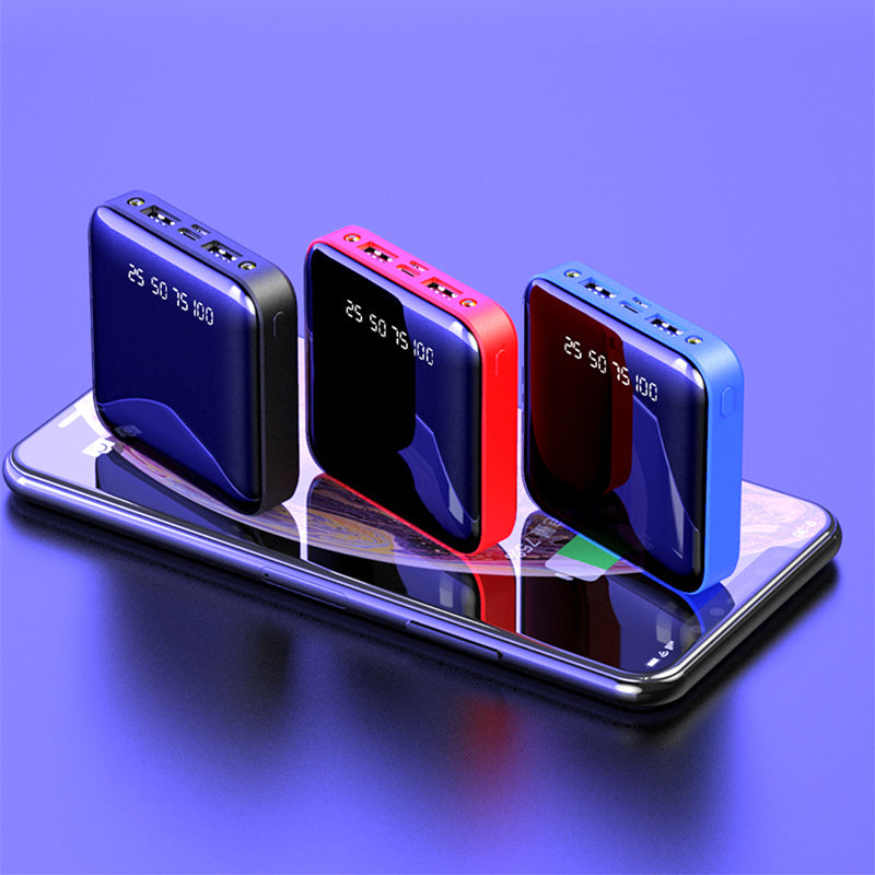 Mini 20000 MAh Portable Mirror Power Bank