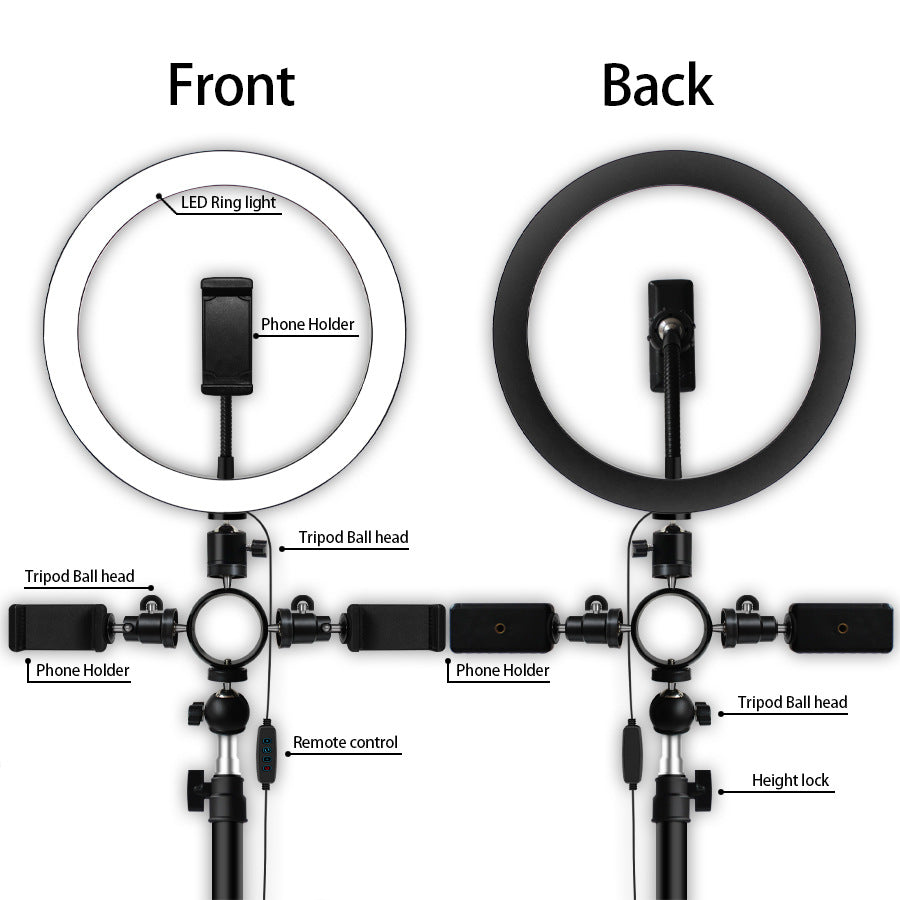 Led Tripod Multi-position Ring Light
