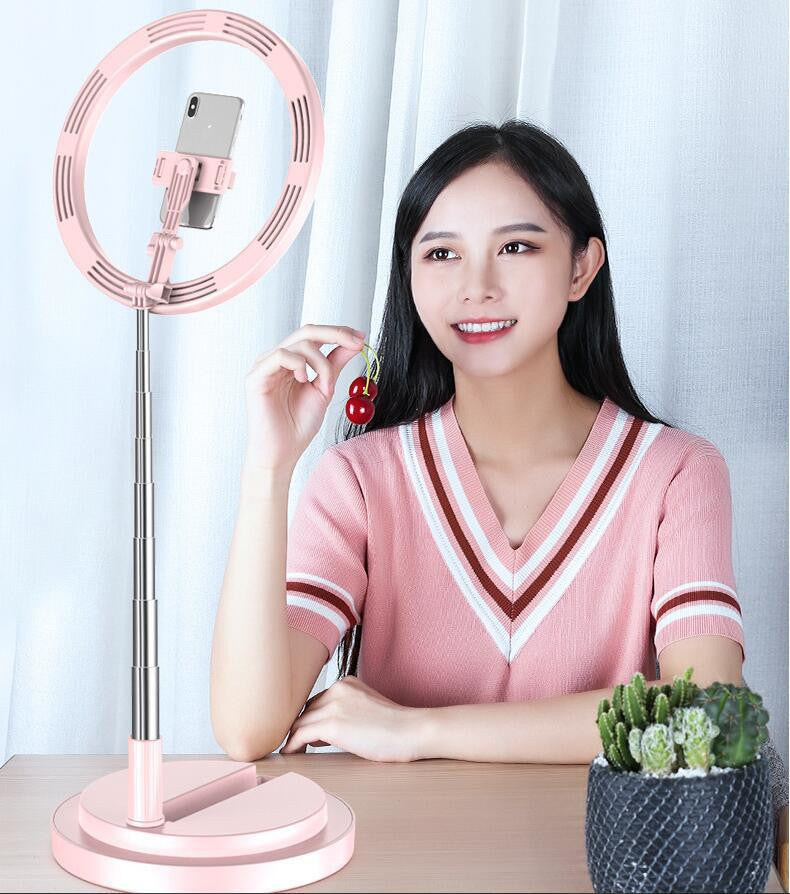 Dimmable LED 10 inch Ring Light with Tripod