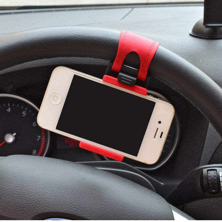 Car Steering Wheel Phone Mount Holder