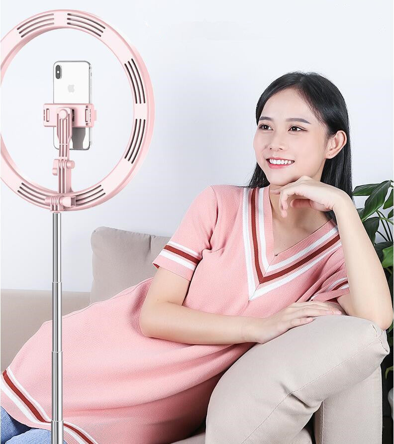 Dimmable LED 10 inch Ring Light with Tripod