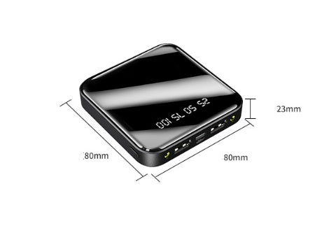 Mini 20000 MAh Portable Mirror Power Bank
