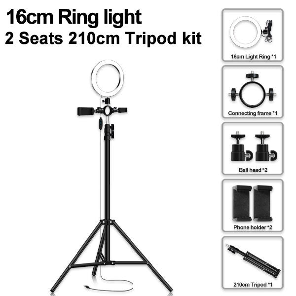 Led Tripod Multi-position Ring Light