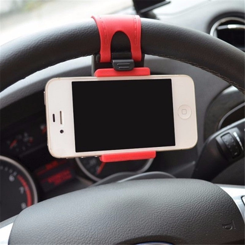 Car Steering Wheel Phone Mount Holder