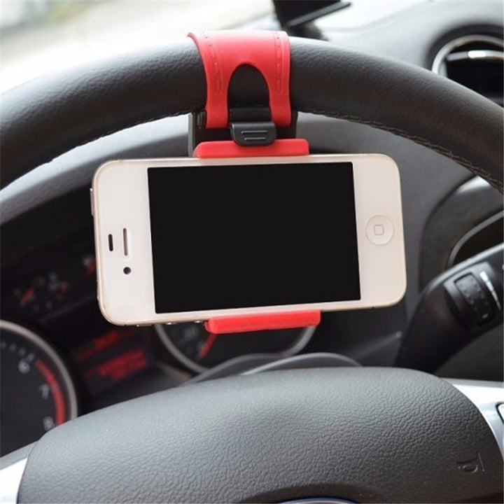 Car Steering Wheel Phone Mount Holder