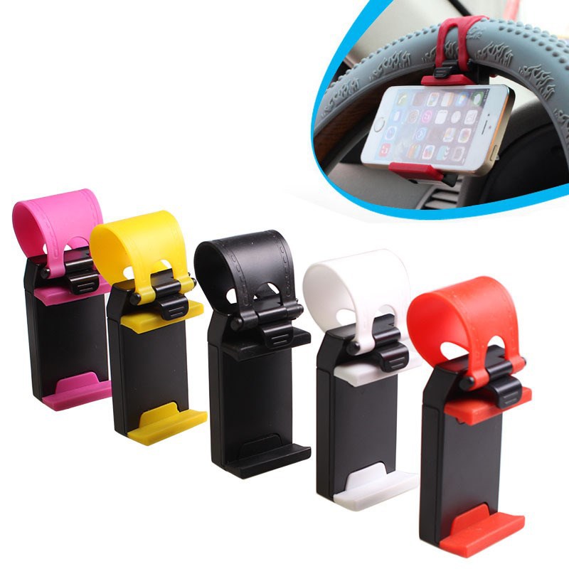 Car Steering Wheel Phone Mount Holder