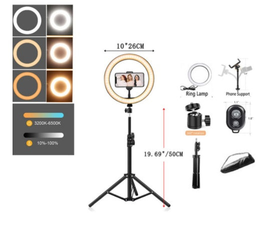 Ring Light With Tripod Mobile Phone Holder