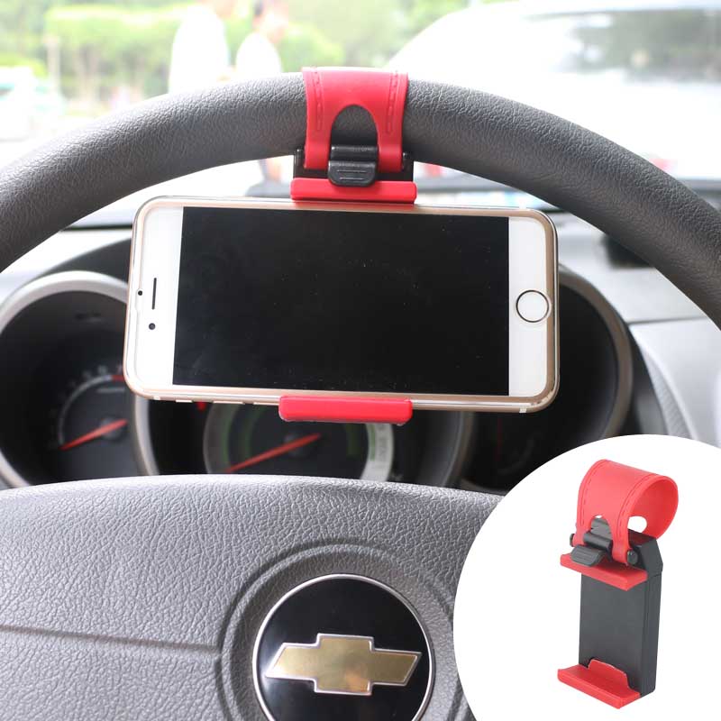 Car Steering Wheel Phone Mount Holder
