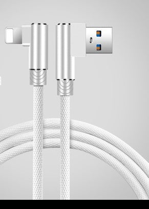 Double Elbow Mobile Fast Charging Cable