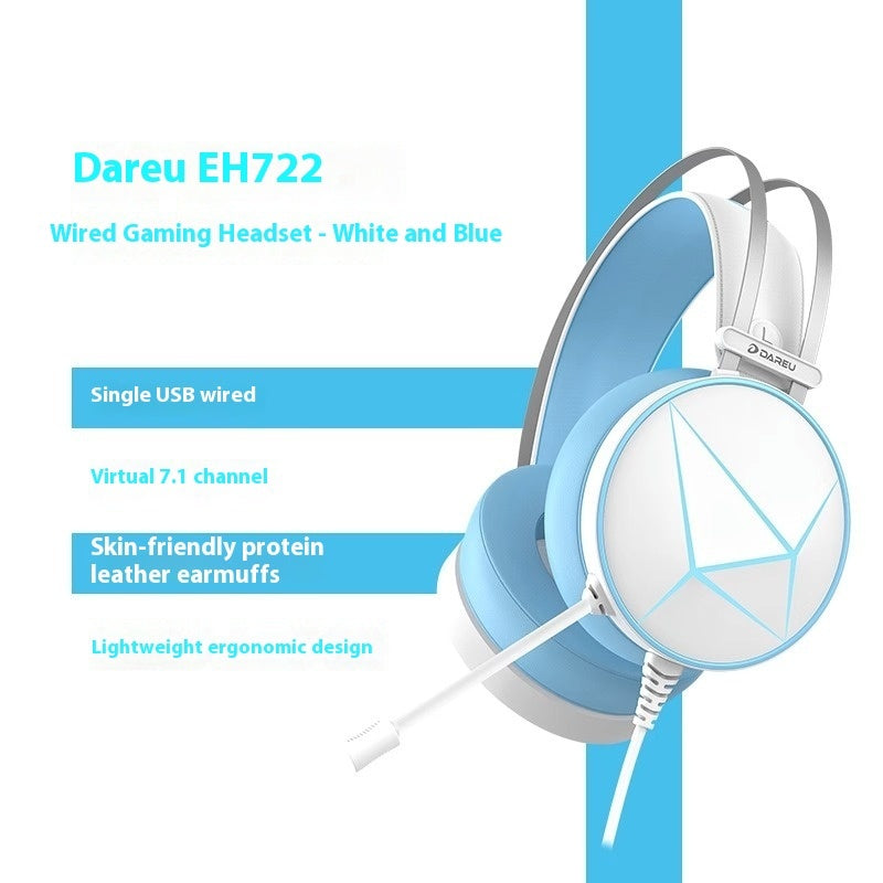 Gaming Electronic Noise Cancelling Wired Headphones
