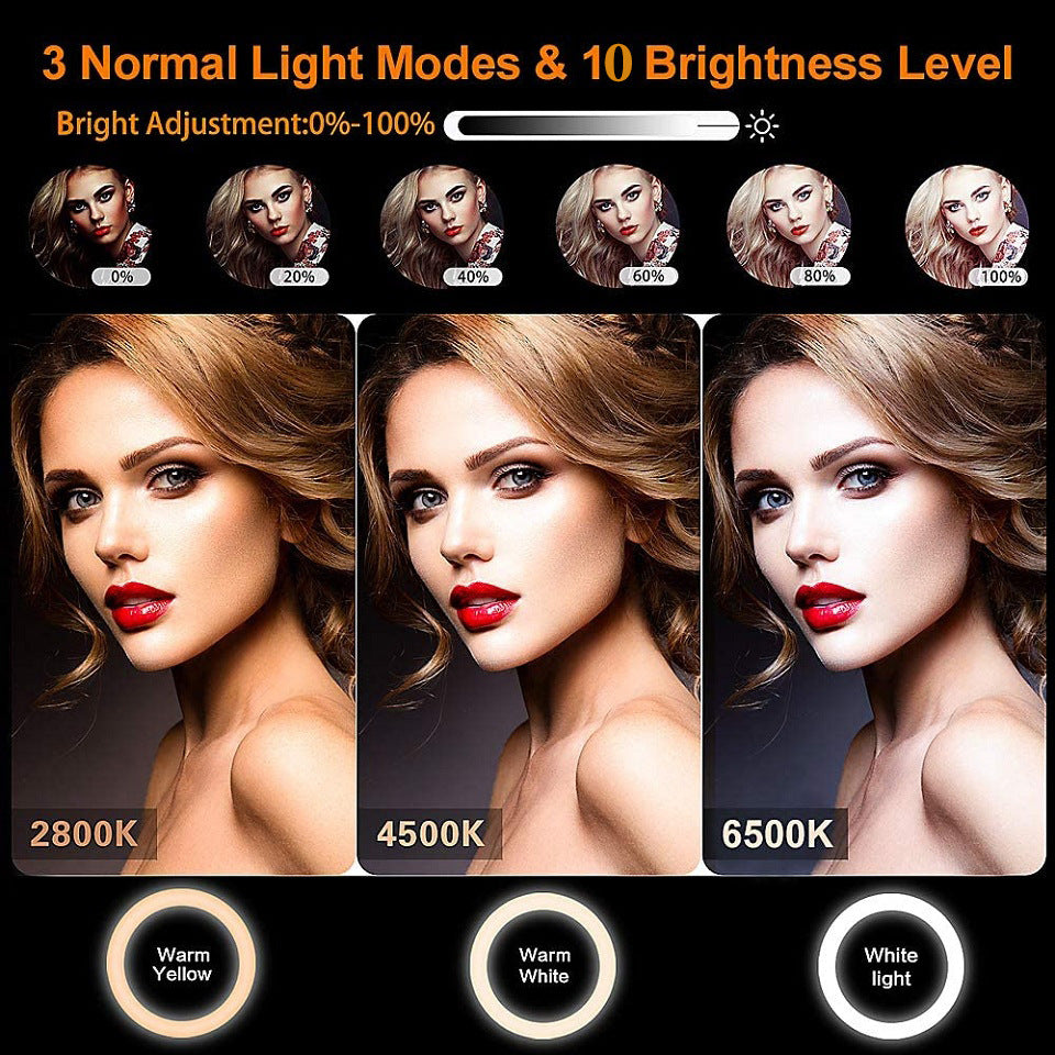 Ring Light With Tripod Mobile Phone Holder