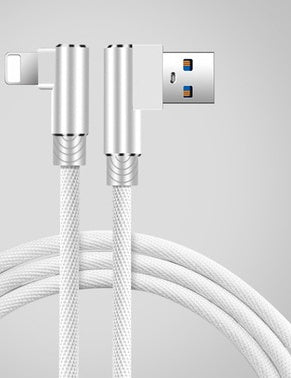 Double Elbow Mobile Fast Charging Cable