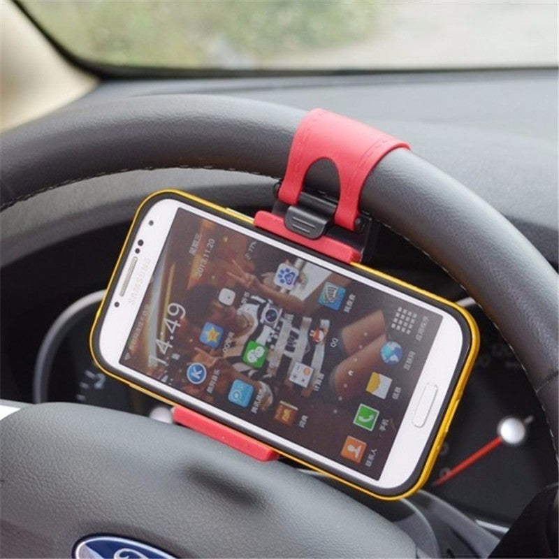 Car Steering Wheel Phone Mount Holder